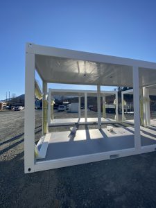 Stackable panelized modular flat pack office solutions from Garlen Holdings